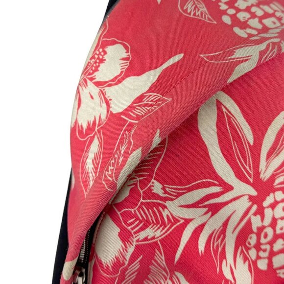 Auth SAINT LAURENT Backpack Red/Black Nylon Canvas/Leather - z4057 - Picture 6 of 16